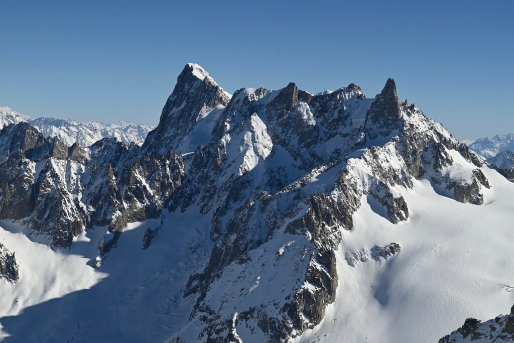 snow capped mountains, snow, winter, haute-savoie, mountain, winter sport, skis, nature
