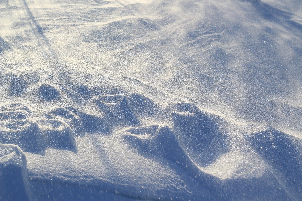 snow, surface, winter, frost, wind, white, nature, landscape