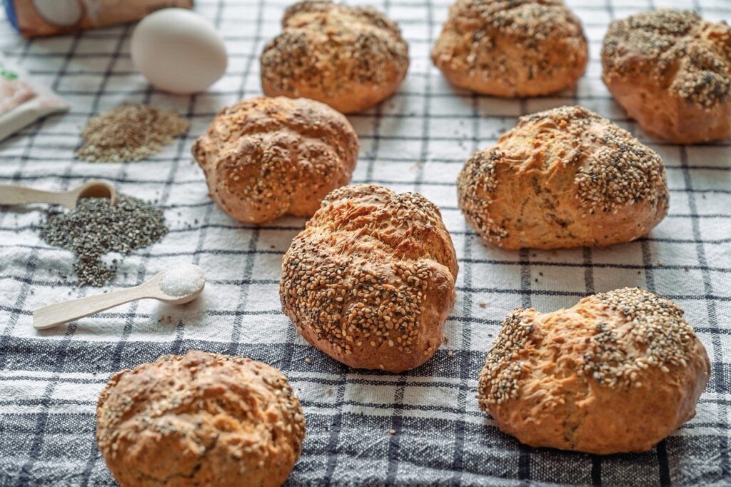 food, fresh, bakery, bun, carbohydrates, to bake, dough, homemade, meal, yummy, nourishment, close up