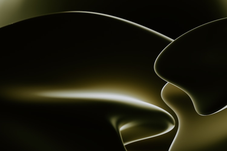 Abstract curves and light create a captivating composition.