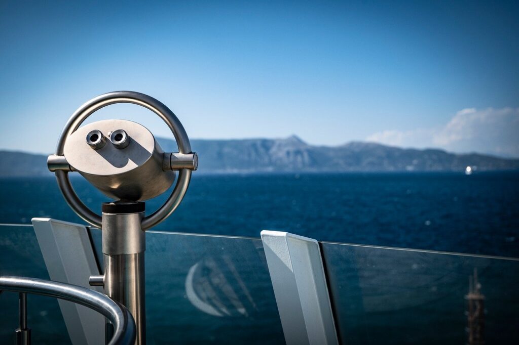 outlook, sea, blue, cruise, lake, vacations, nature, aida, cruise ship, ship