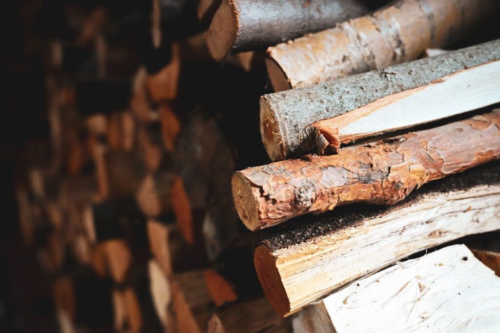 by, woodshed, wood, three, fuel, fireplace, campfire, heat, hot, timber, autumn, winter, cozy, rustic, cottage, log, cube